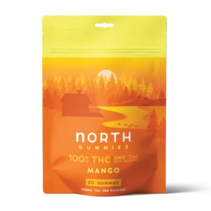 A North Canna Co. Mango THC Gummies 100mg